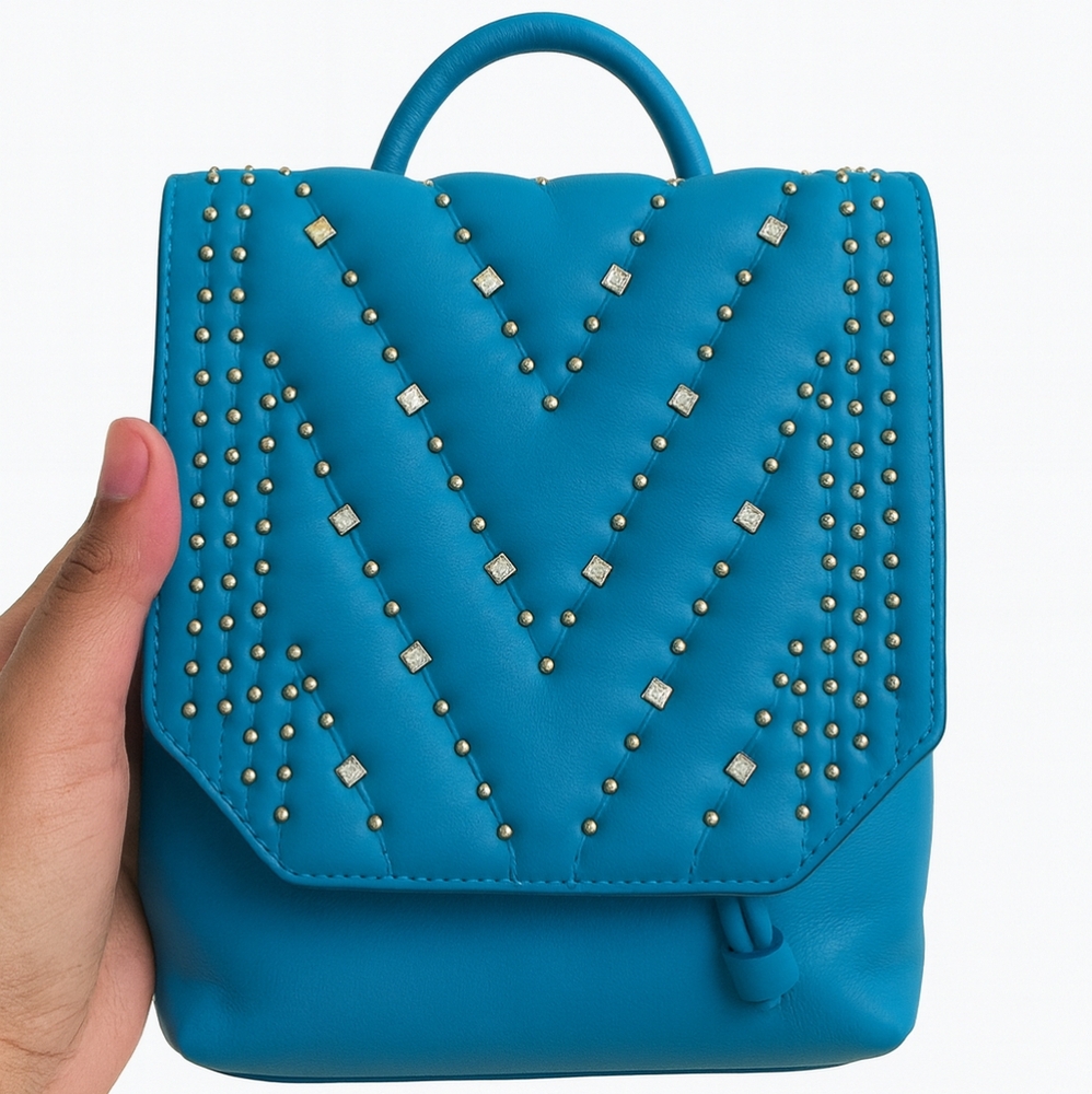 NWT Rare MCM Diamond Disco Swarovzki Multi Way‎ Backpack